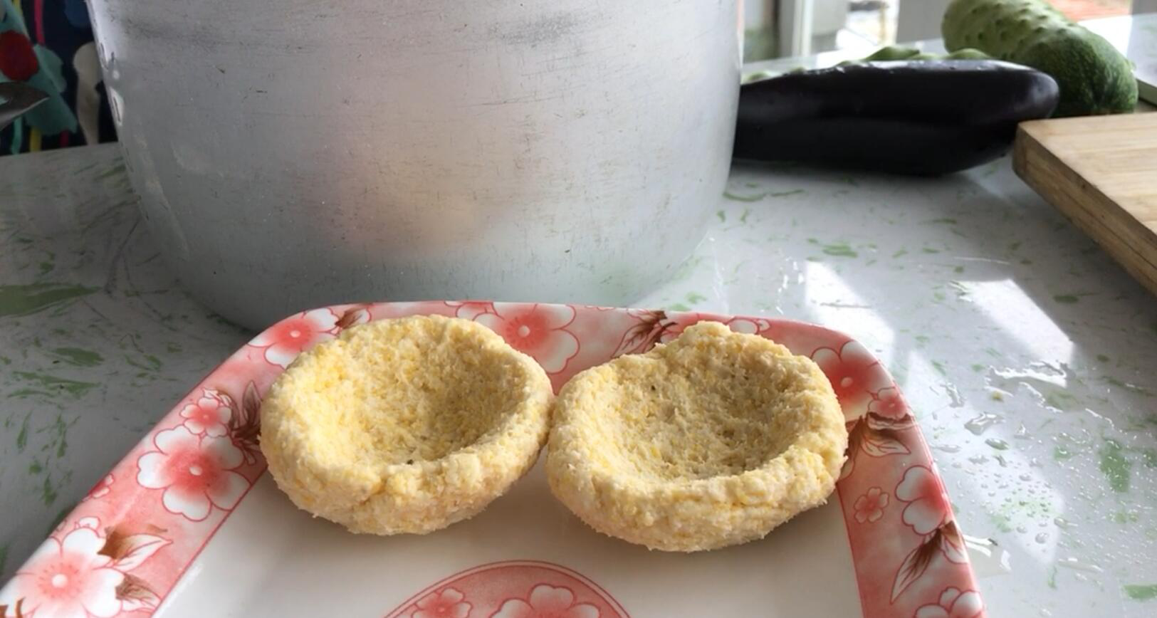 老妈菜谱之「健康杂粮包」饭菜一锅出，粗粮细作，隔壁孩子馋哭了