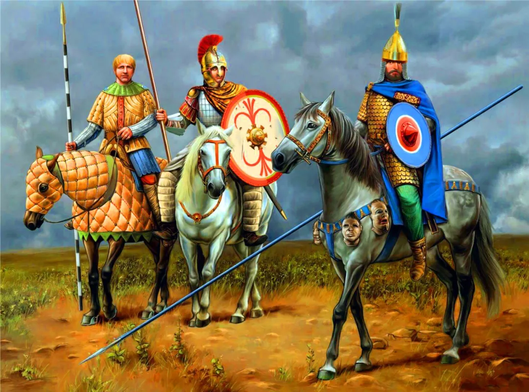 西帝国步兵由高卢 法兰克和撒克逊等非拉丁裔组成