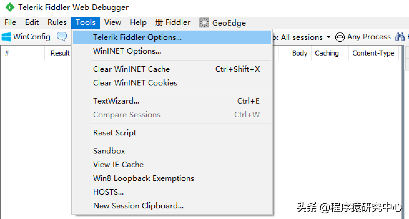 fiddler使用教程抓取URL fiddler使用教程