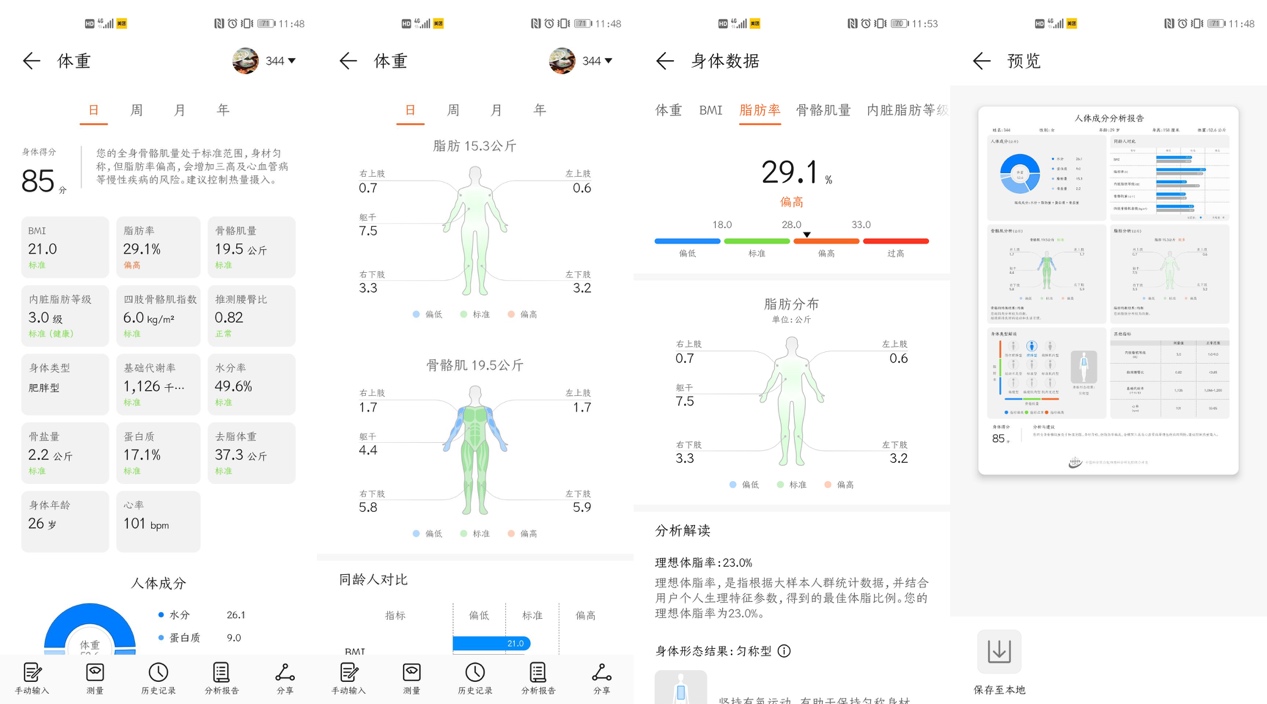 不服拆个机？小米/华为/海尔智能体脂秤对比测评：谁测得更准