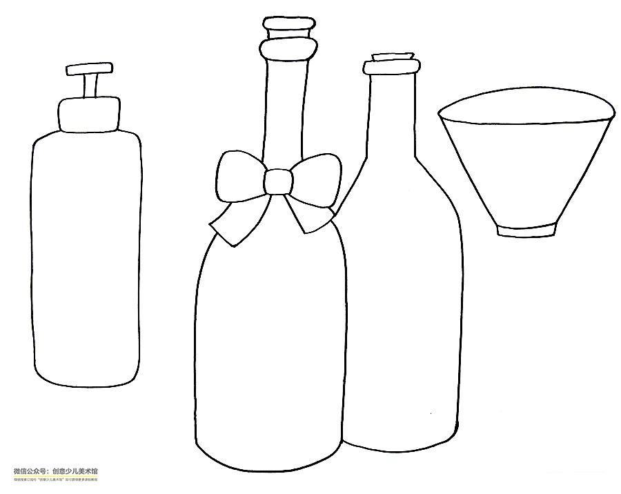 画一个简单的生态瓶图片