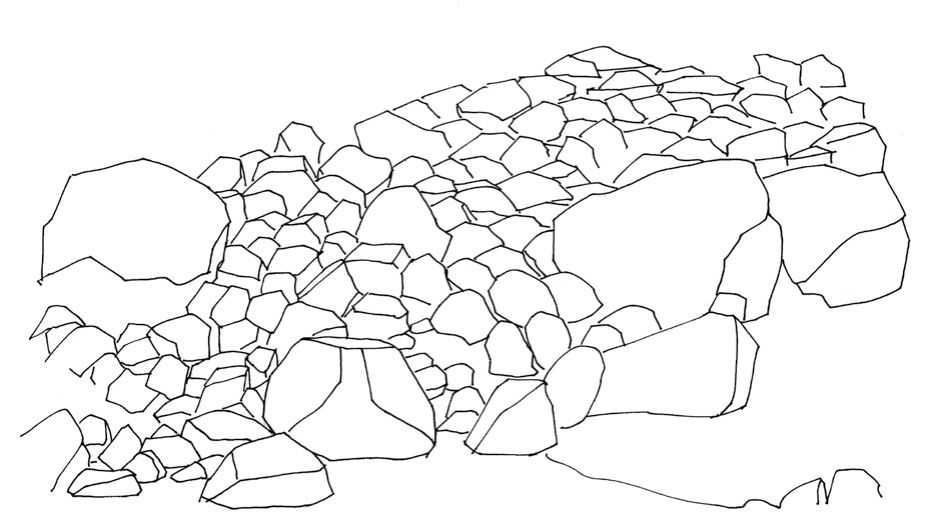 石头怎么画(零基础钢笔画教程)