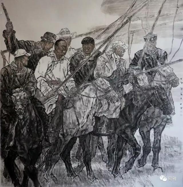 「易雅百家」傅向宏｜当代蒙古族题材绘画的民族特色