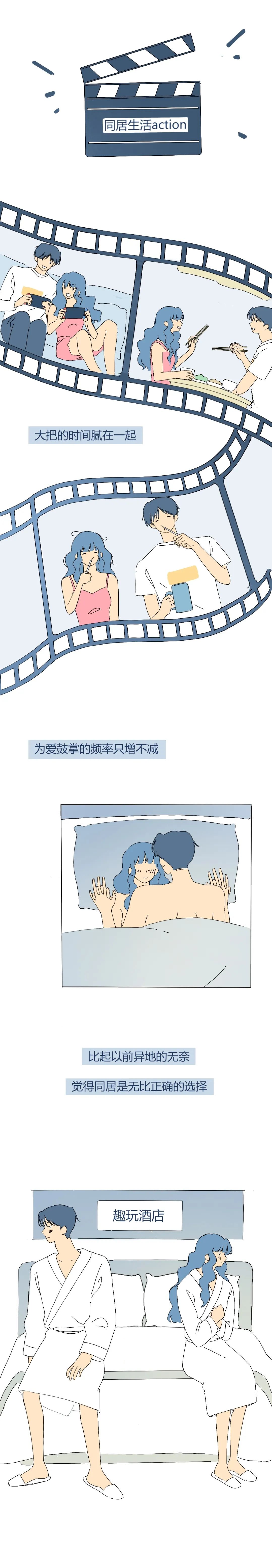 当女生主动提出同居意味着什么？（漫画）