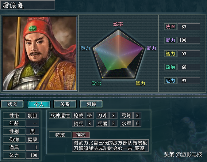 三国志11《水浒》游戏 卢俊义吴用对标吕布诸葛亮 那么宋江模板是谁