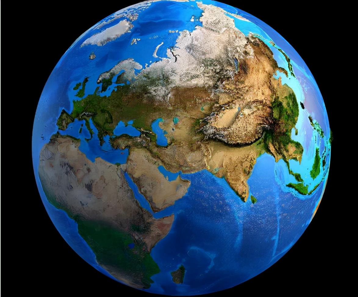 如今的地球上,陆地占地球表面积的29.