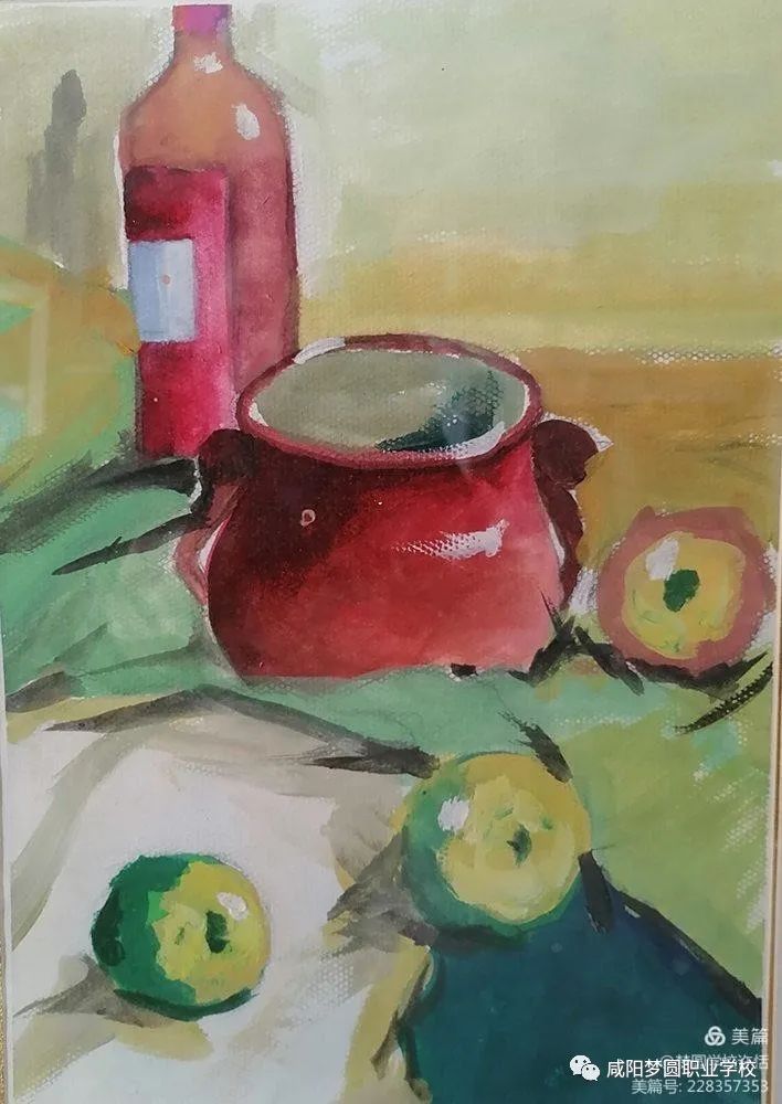 咸阳梦圆职业学校——学生绘画作品展