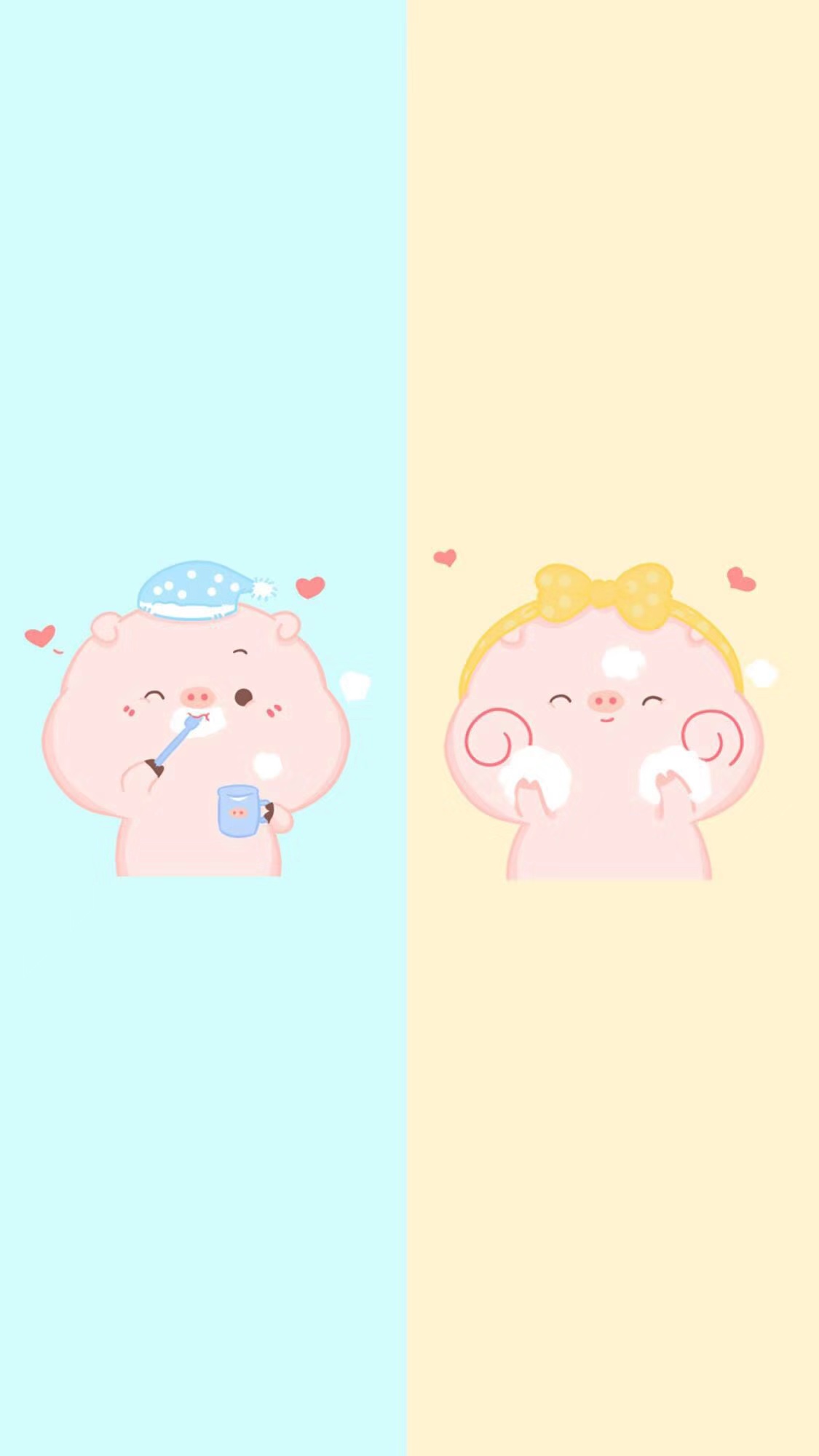 情侣聊天背景图来一波