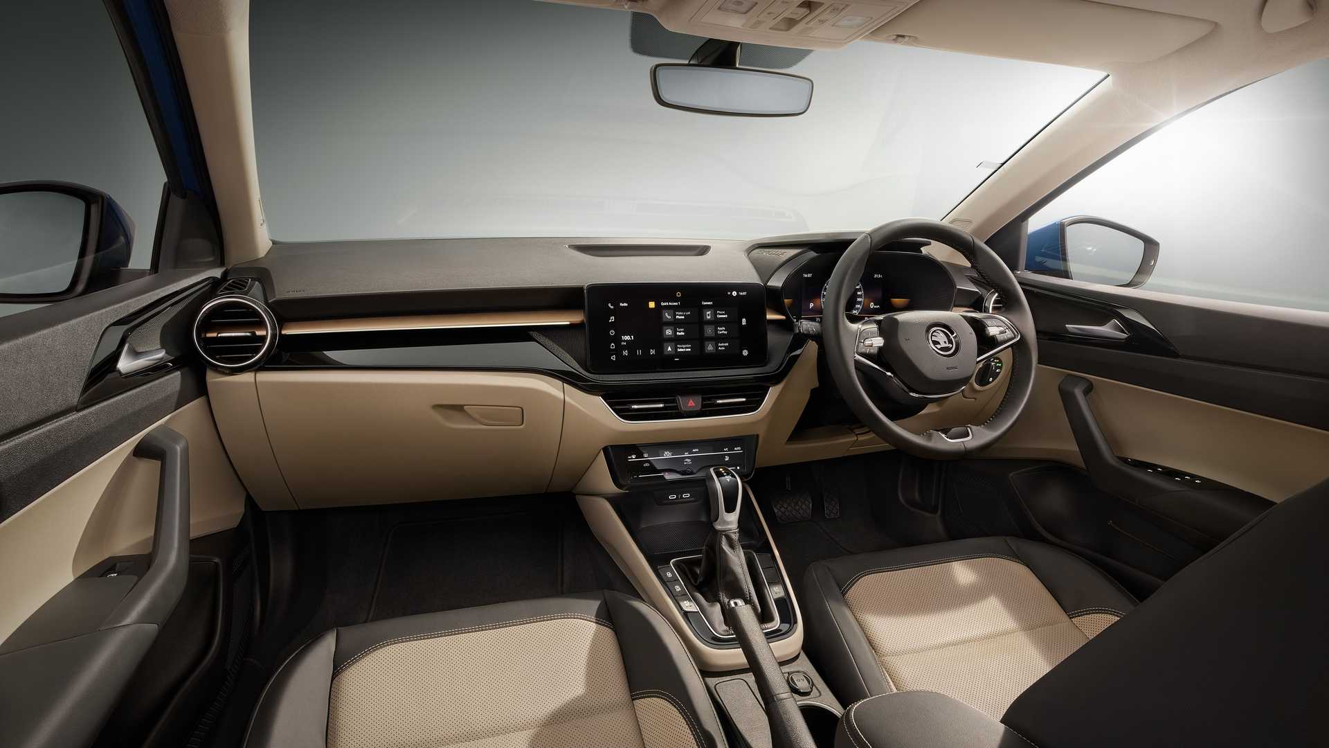 斯柯达Slavia官图发布！印度特供车，竟跟上潮流，放国内也不错