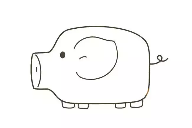 简笔画｜猪年就要画小猪，步骤超详细，一学就会，快为宝宝收藏！