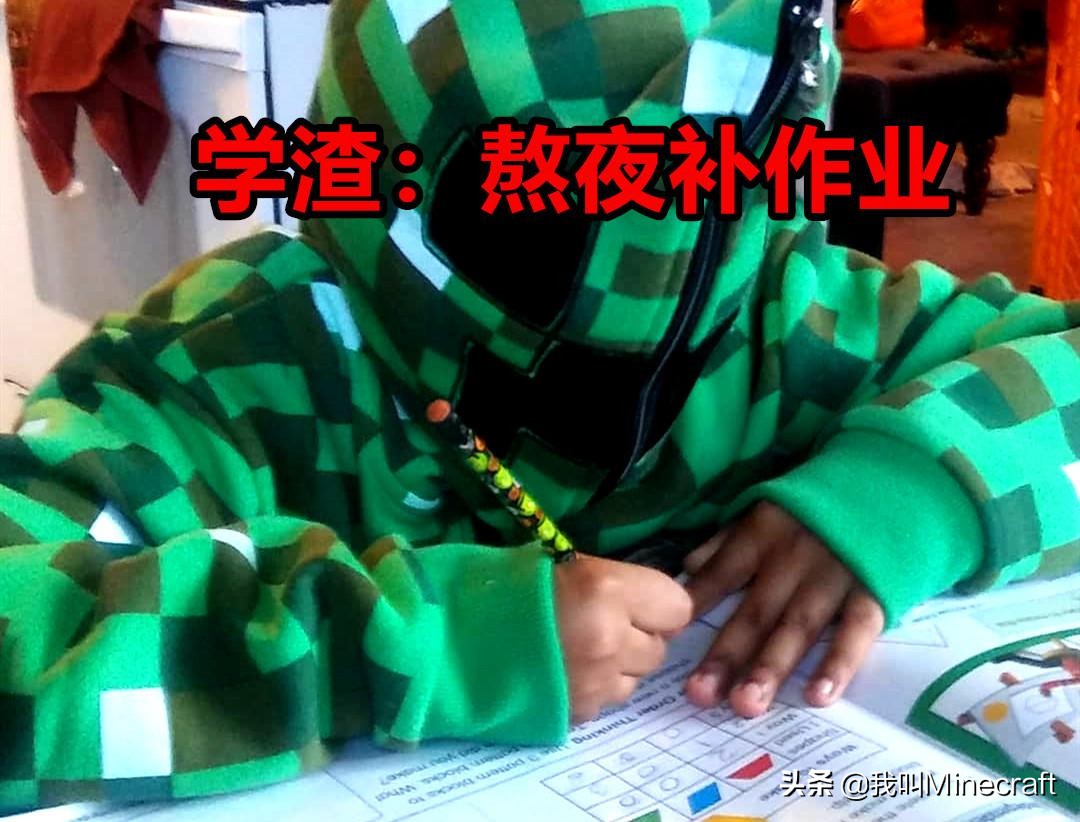 我的世界：学霸和学渣玩MC，有什么不同？看完你就知道了差距！