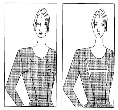 女装精确打板推板25上衣各种裁剪制版毛病修正方法