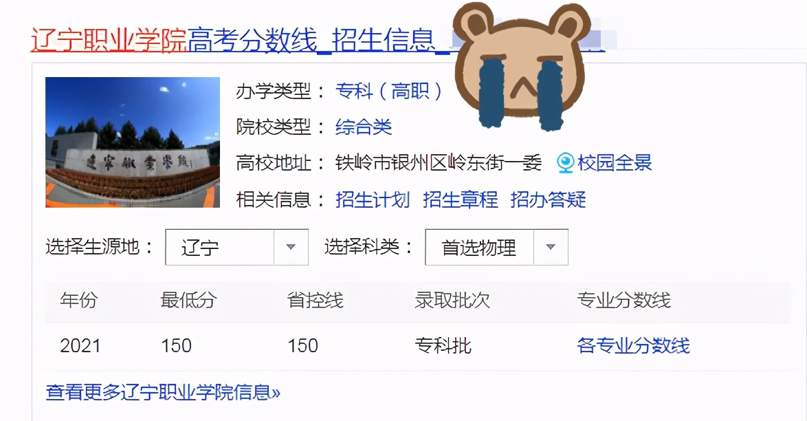 辽宁这所大学招生“爆冷”，录取线降到150分，还缺额2000人