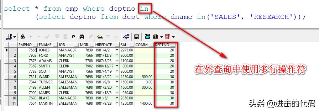oracle怎么查询列数据  第1张