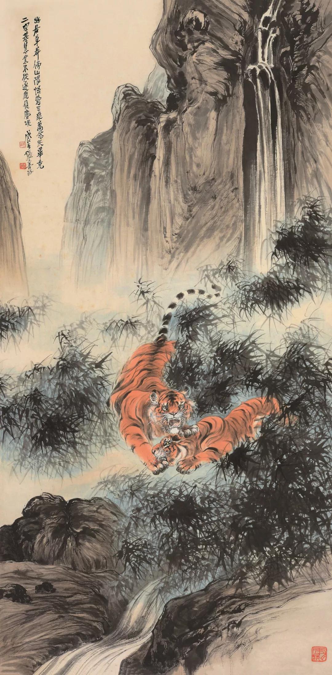 滚滚红尘中的四川兄弟：入世的虎痴张善孖和出世的黑猿张大千