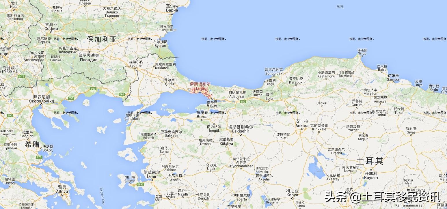 伊斯坦布尔地图位置图片