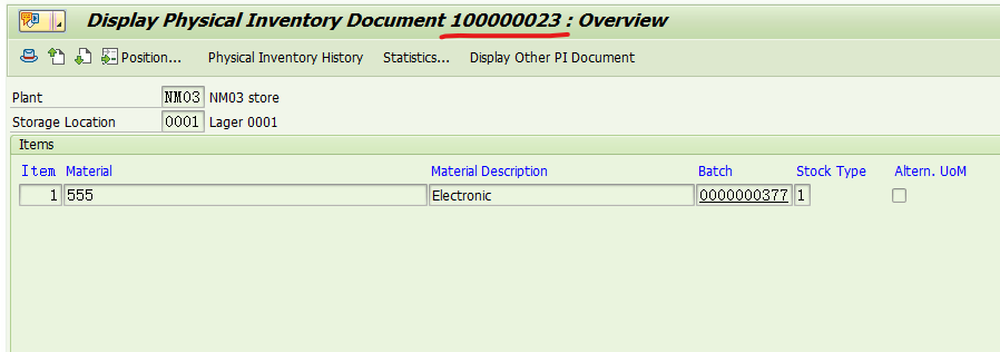 SAP MM 史上最偷懒的盘点事务代码MI10