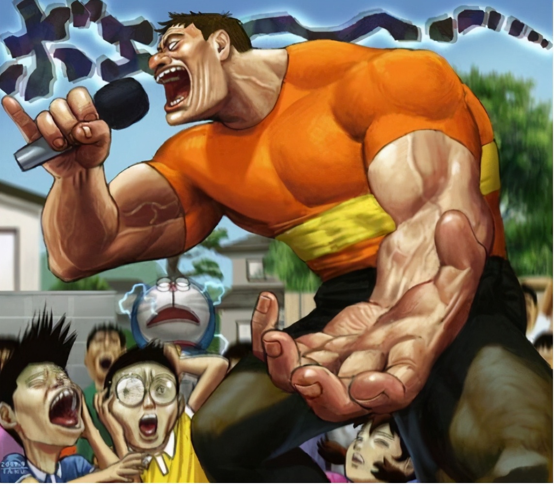 大雄(雄),技安和胖虎