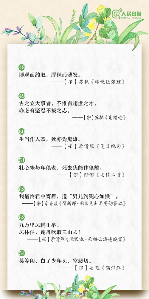 60句熱血勵志古詩詞,背下來能當語文寫作素材,激勵孩子奮發向上