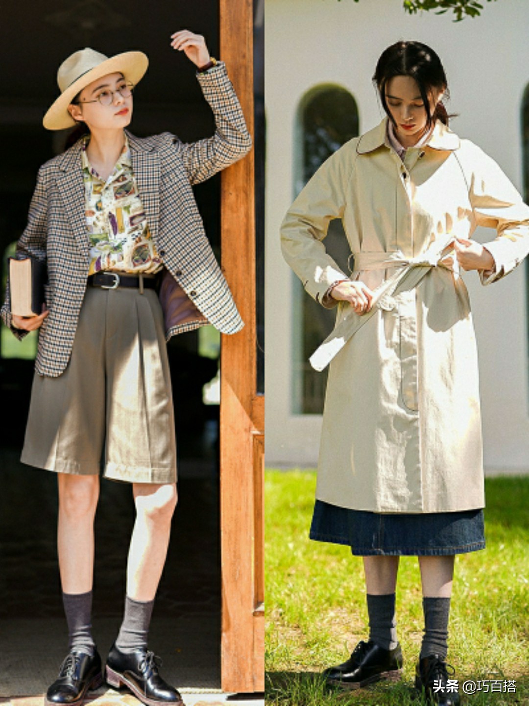 学院风穿搭太“装”少女了？低调优雅的英伦风搭配，时尚品味