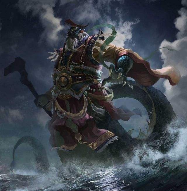 四海龙王分别居于东海,西海,南海和北海.