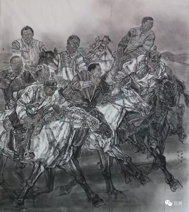 「易雅百家」傅向宏｜当代蒙古族题材绘画的民族特色
