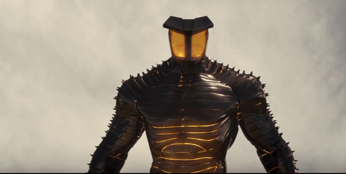 洛基的毁灭者阿斯加德的奥汀落下一滴眼泪,雷神之锤从石基上飞起,回到