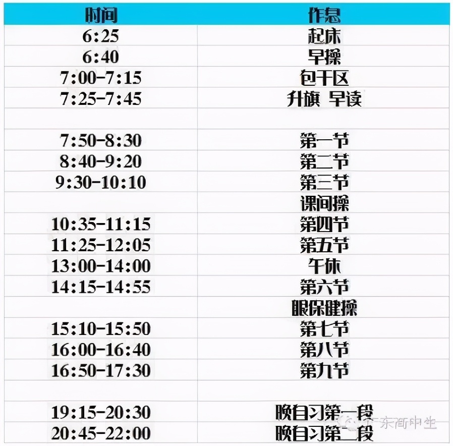 衡水、人大作息表曝光，看学霸们的时间管理怎样养成