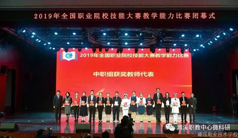濉溪职业技术学校、淮北工业与艺术学校教师团队荣获2019年全国教学能力比赛三等奖