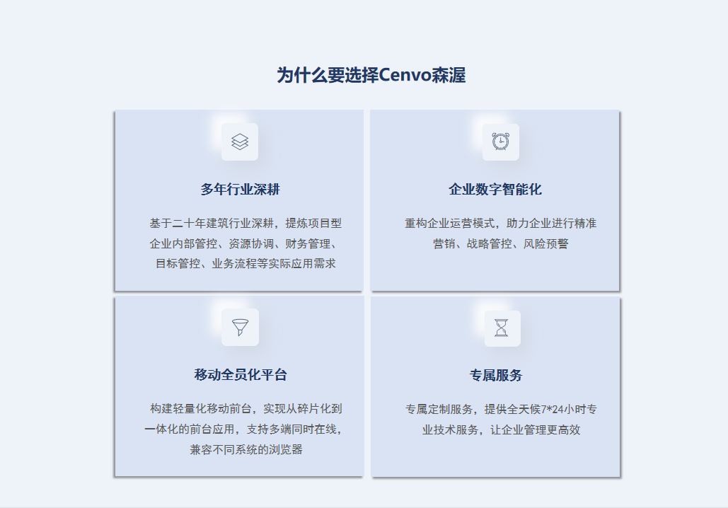 为什么要使用工程管理软件？Cenvo森渥项目管理系统有哪些优势？