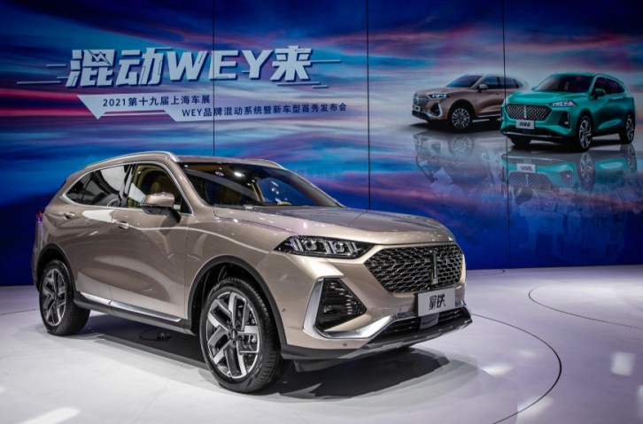 4.9L+530N.m！WEY拿铁首秀：搭同级唯一智能电磁悬架