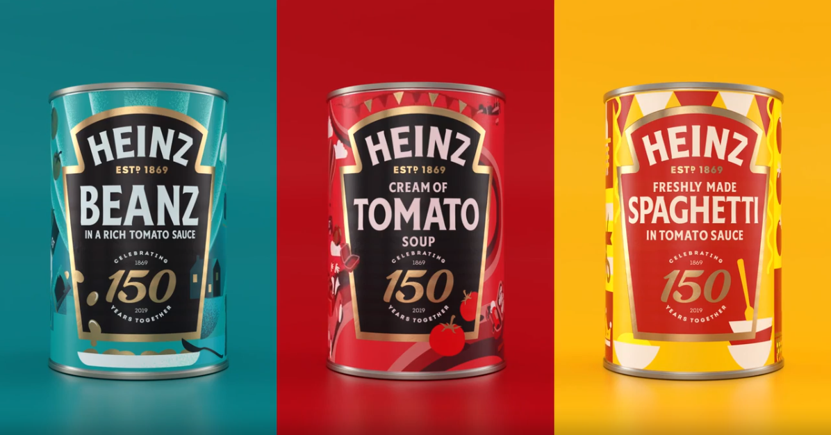 走过150年的HEINZ亨氏品牌，终于重塑了包装设计