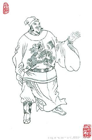 白描水浒三十六天罡星