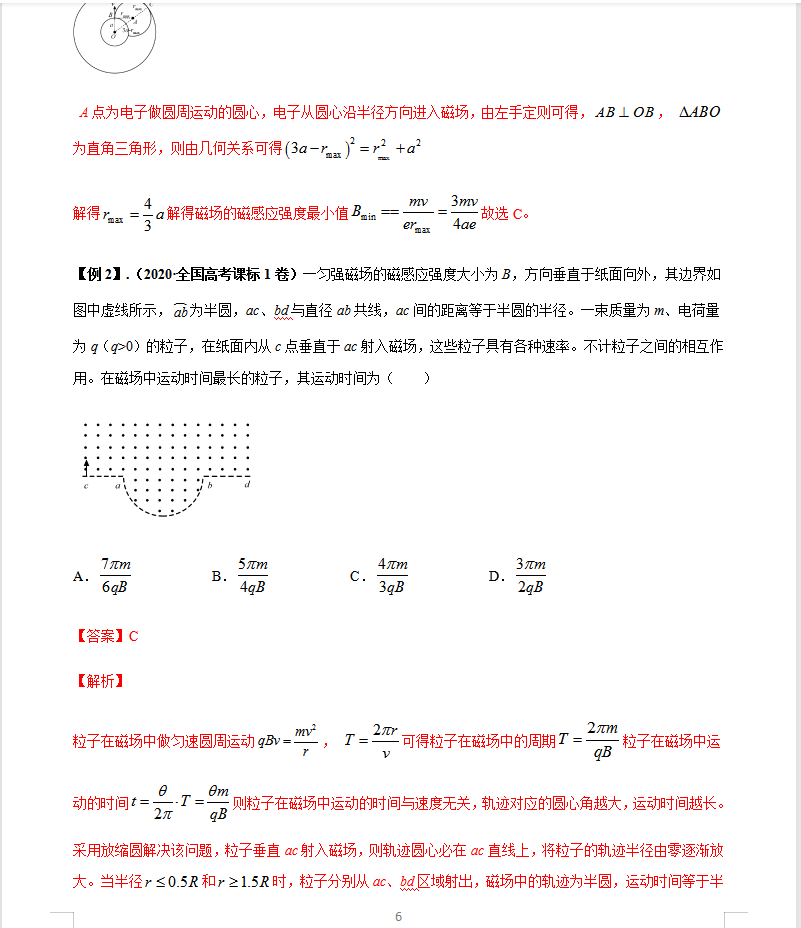 高中物理最难的临界极值典型题及其解题方法技巧