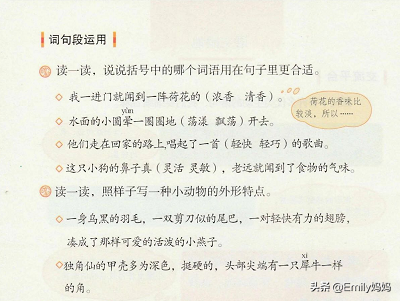 三年级第一单元要考试了，语文园地集合的知识点，这样学习更高效