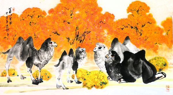 飞天书画学会40周年展——"骆驼王"-杨志印