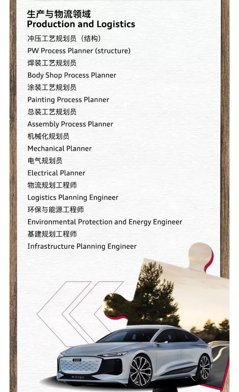 奥迪PPE工厂开始在长春大规模纳新