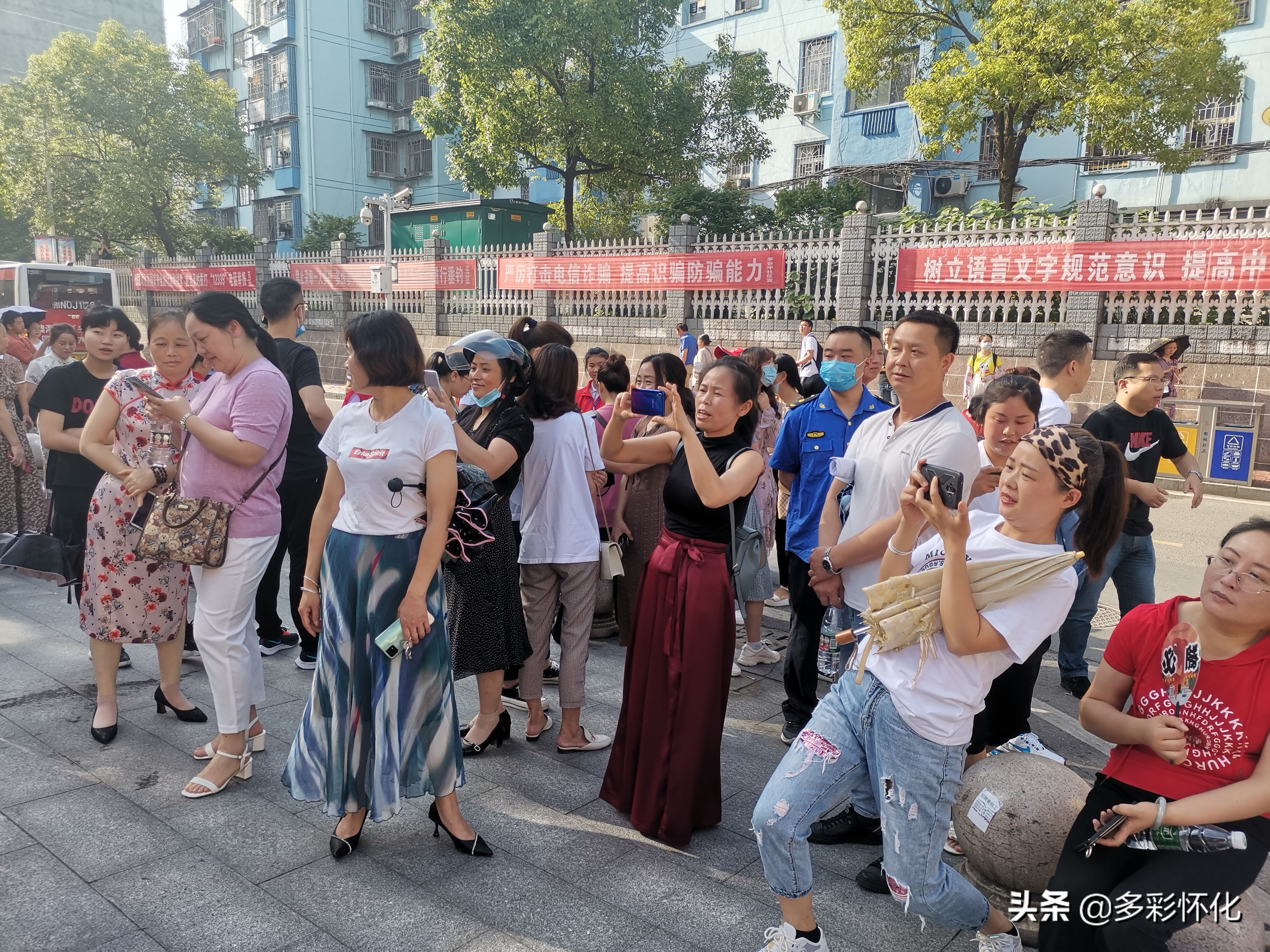 现场实拍：2021年高考怀铁一中考点