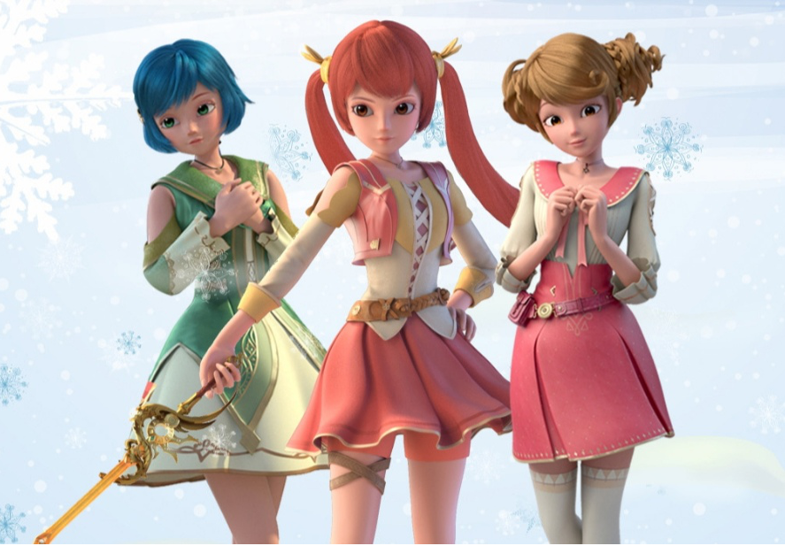 《星学院》这部国产少女动画,画质建模都比《艾可魔法少女》用心多了