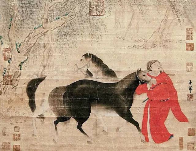 中国古今名家笔下的骏马，纵横驰骋
