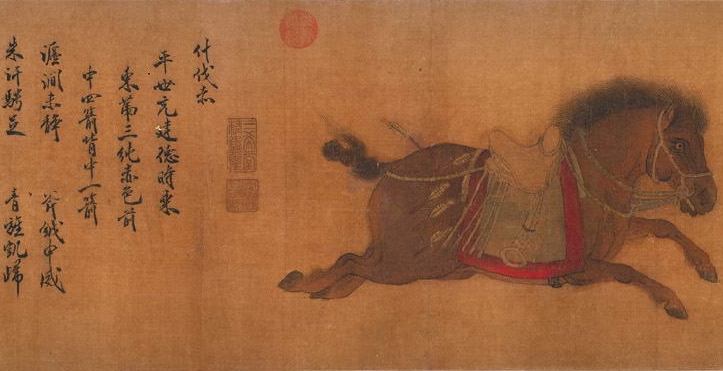 中国古今名家笔下的骏马，纵横驰骋