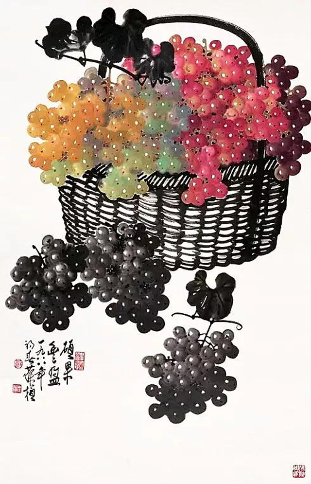 历来画家喜画葡萄，为何苏葆桢笔下的葡萄晶莹剔透、乡情浓郁？
