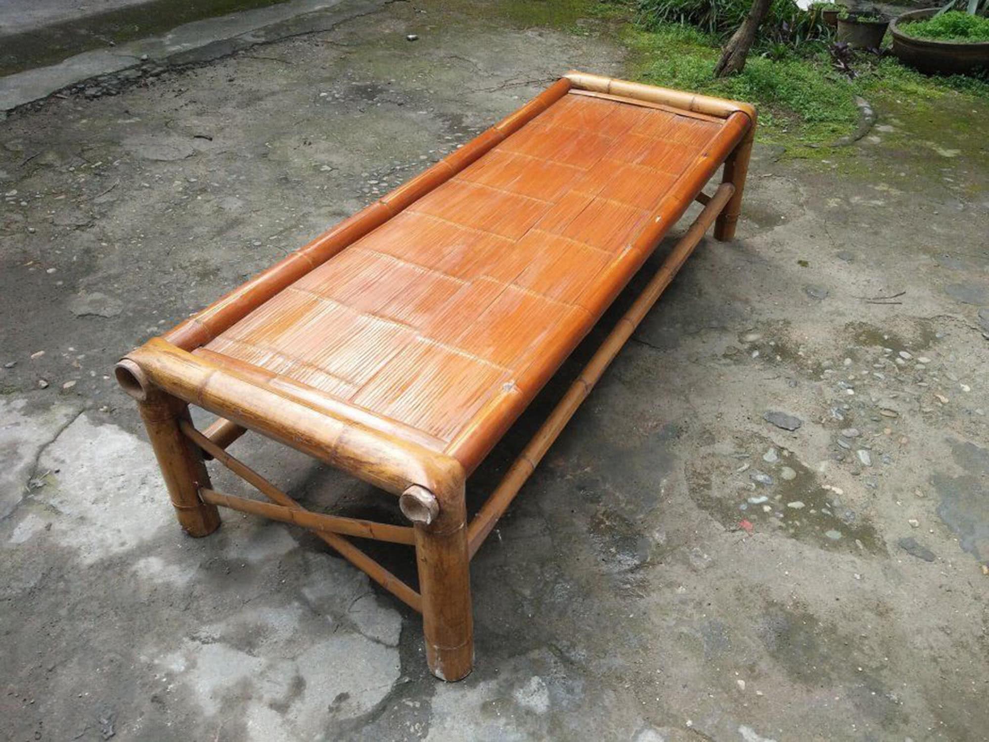 第4种 竹床这把竹凳子有点年头了,都修过好多次