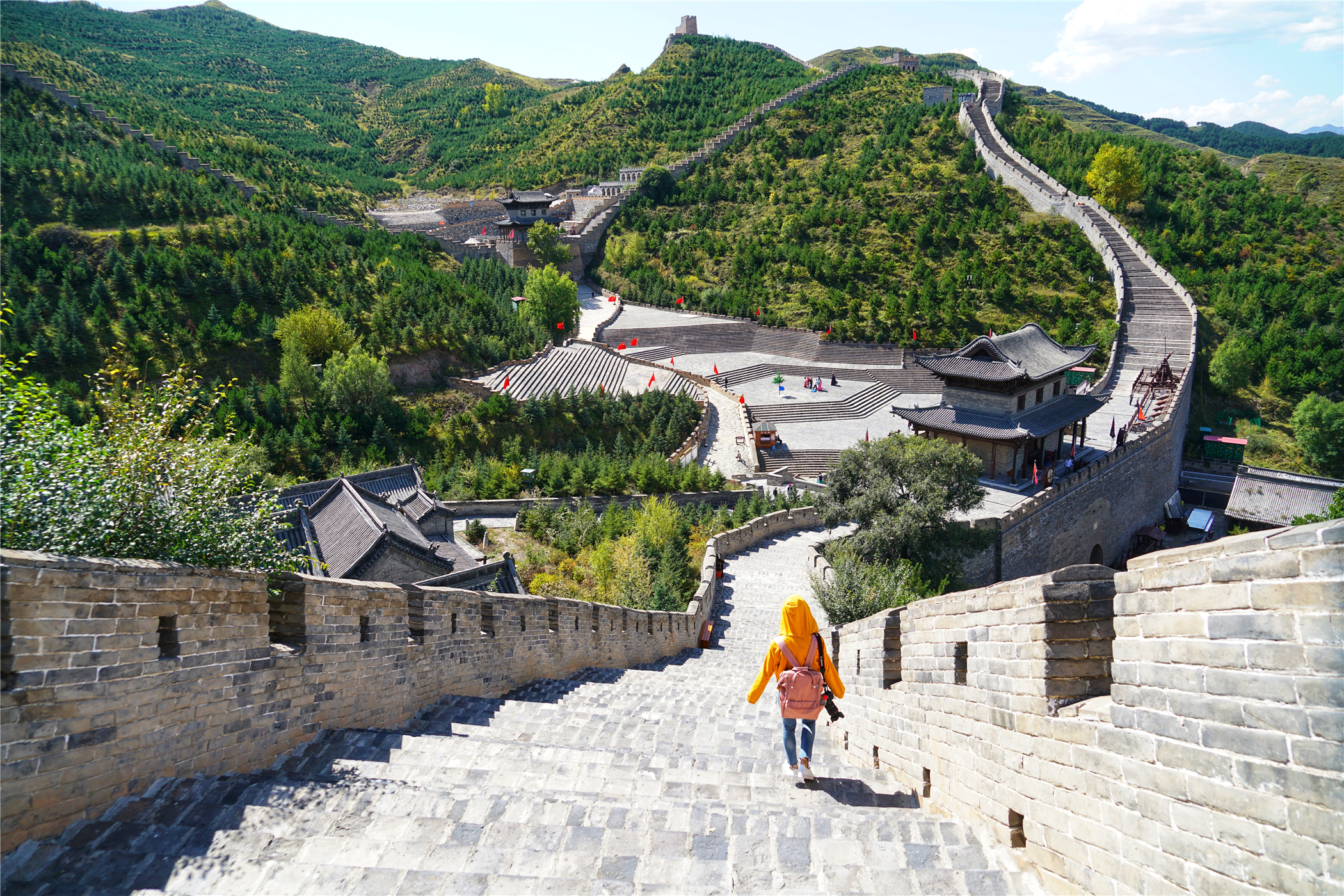 山西雁门关,被称为中华第一关,这里的长城全长8848米