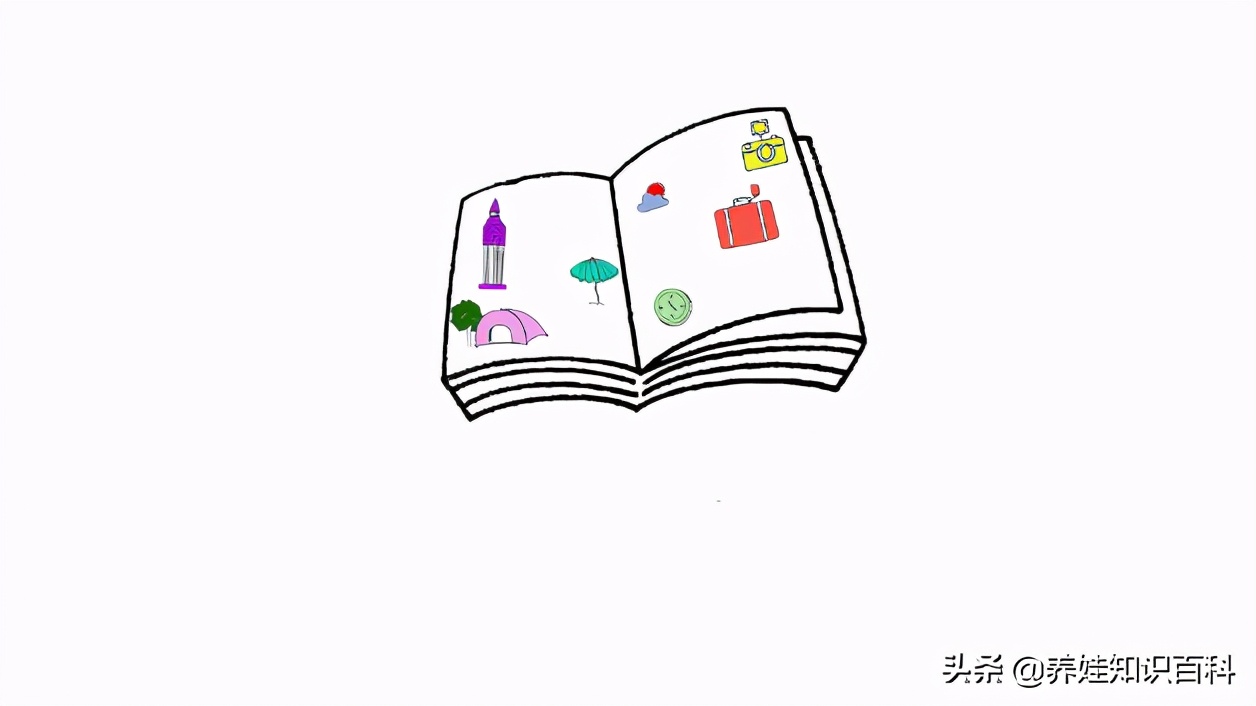翻开的书怎么画 一摞书简笔画 - 汽车时代网