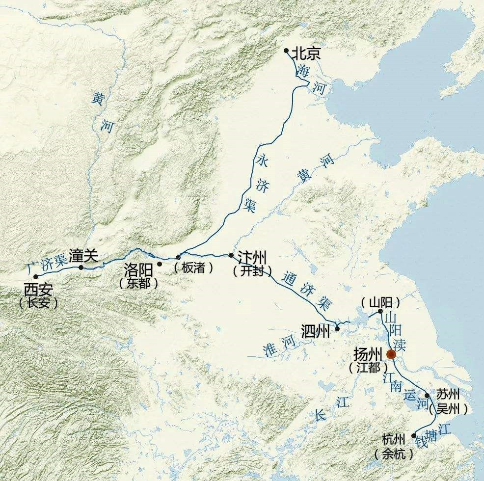 京杭大運河有多少年曆史(淺談近2000年時間跨度)插圖3