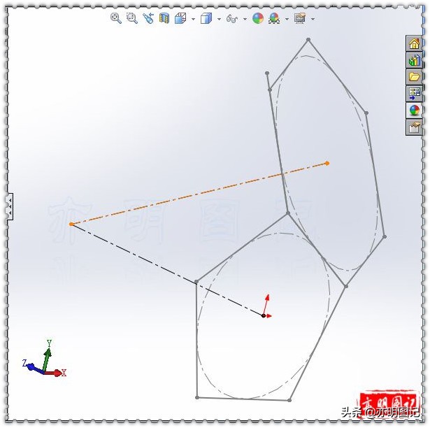 亦明图记：SolidWorks绘制五星足球，使用放样+移动复制完成