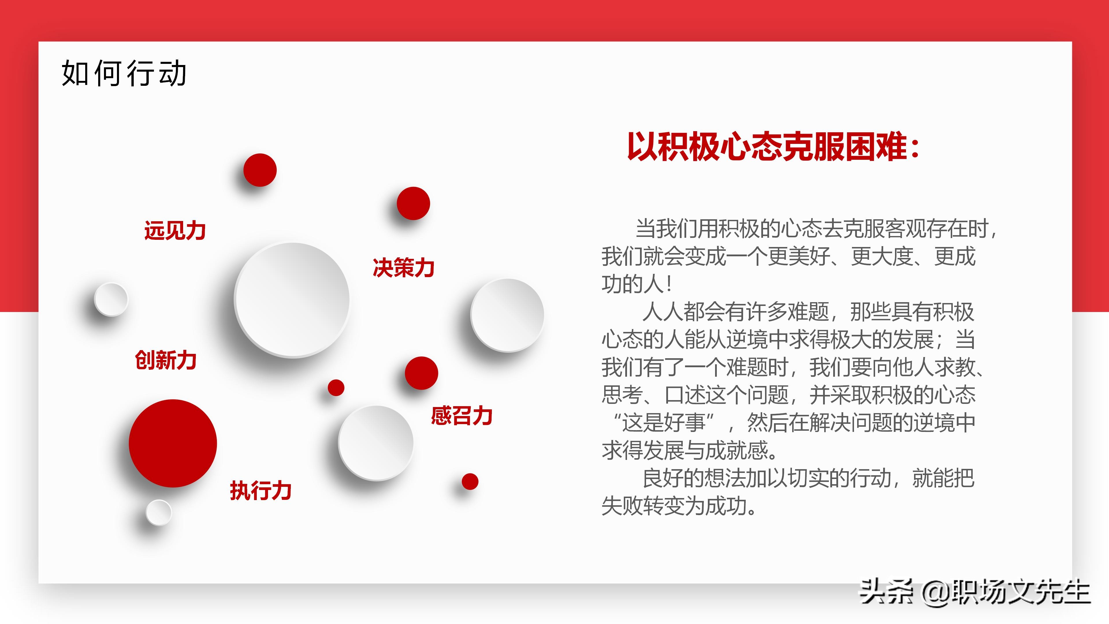 如何塑造积极心态？30页心态沟通培训课件，心态影响人的能力