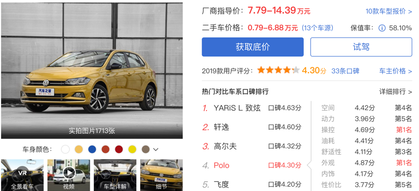 U17康少：第六代Polo对比第七代高尔夫，哪个更值得购买？