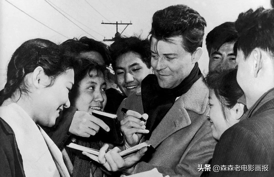 杰拉·菲利普,英年早逝,青春的化身.1957年访华留下的珍贵照片